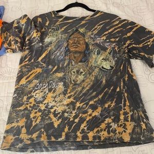 South Dakota tie dye tee S